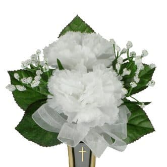 White Carnation with Babys Breath