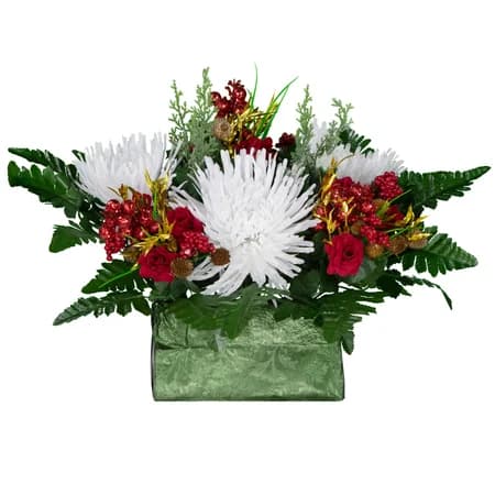 Red Gold and White Christmas Mix - View 1