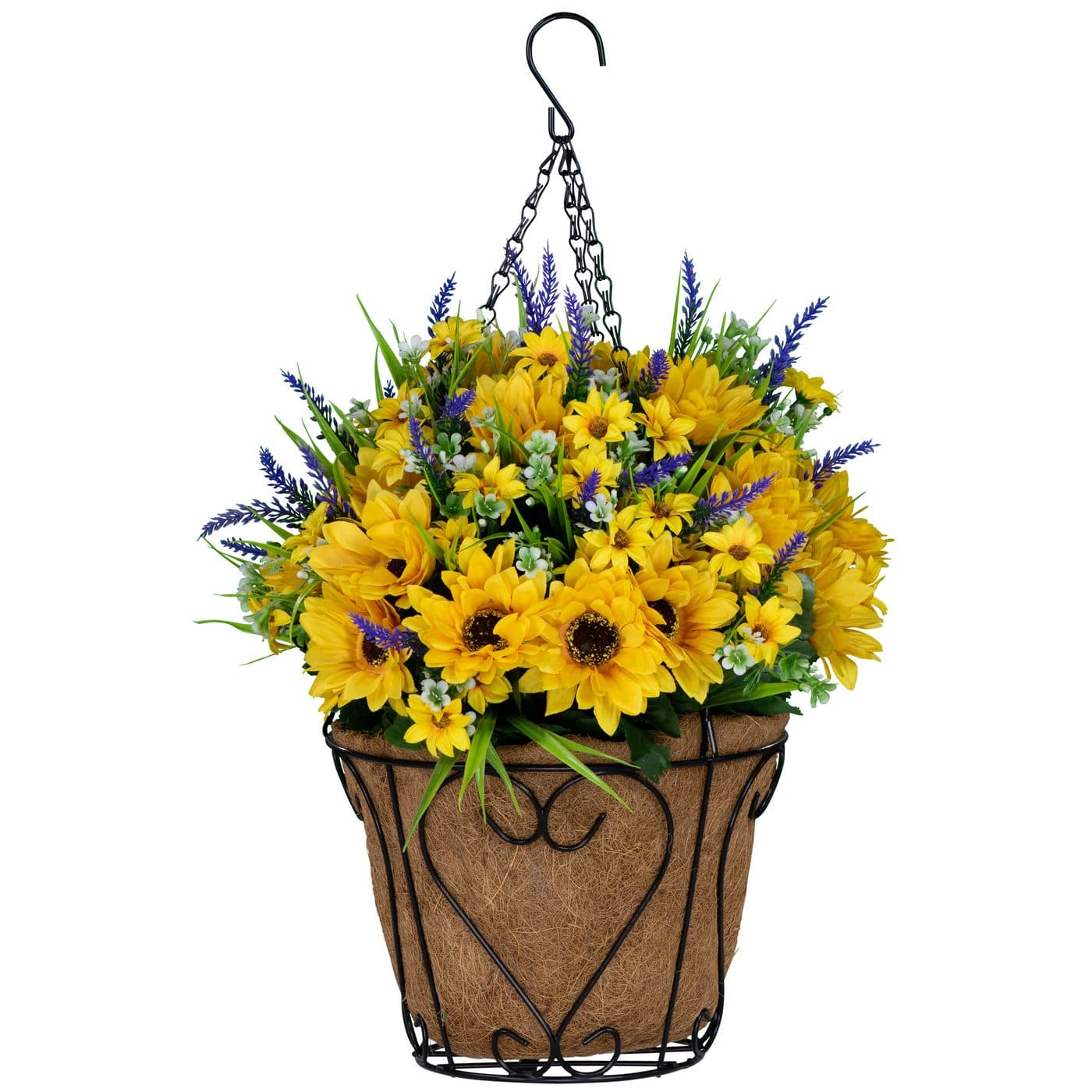 Sunflowers and Lavender - View 1