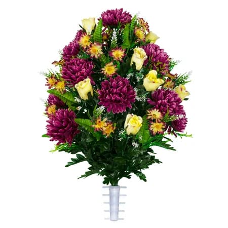 Plum Mum and Cream Pink Rose - View 1