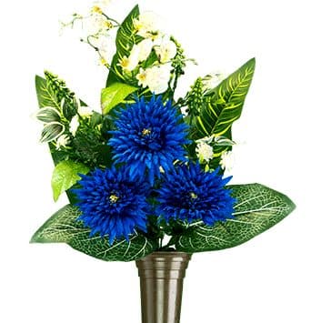 Blue Chrysanthemums