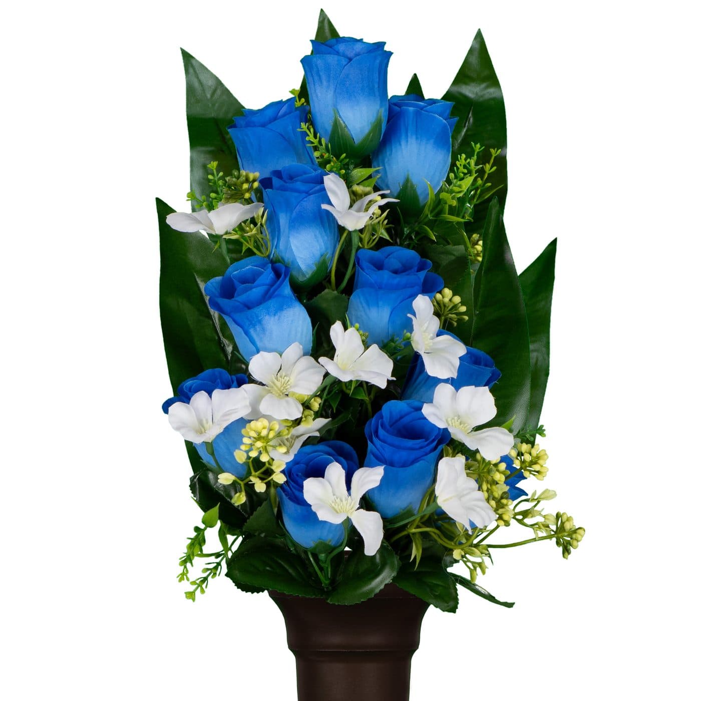 Blue Roses with Jasmine - View 1