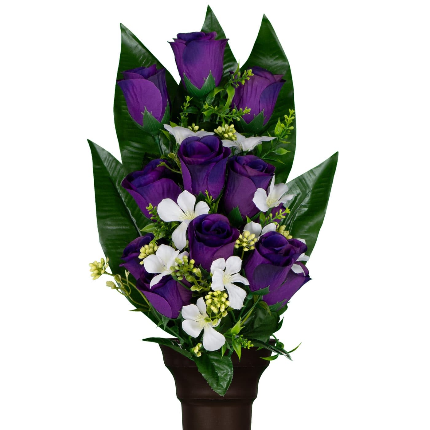 Purple Roses with Jasmine