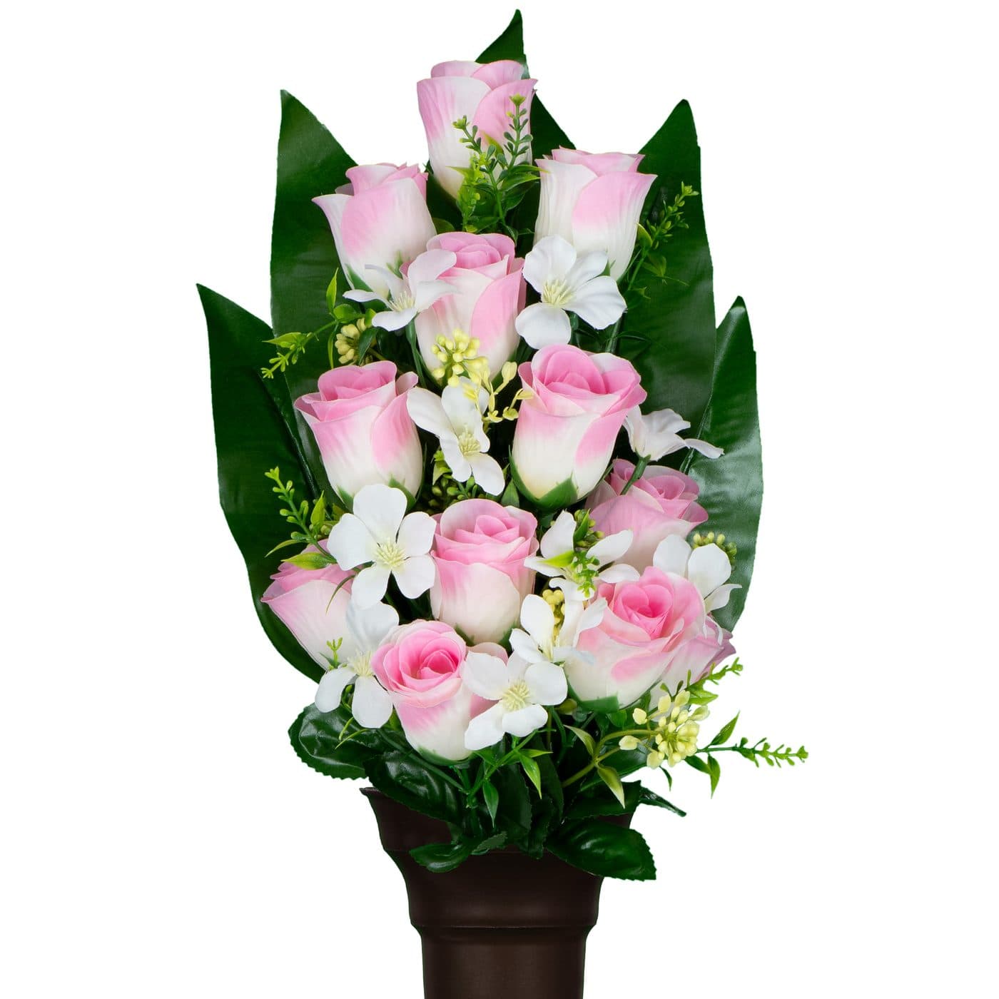 Pink Roses with Jasmine