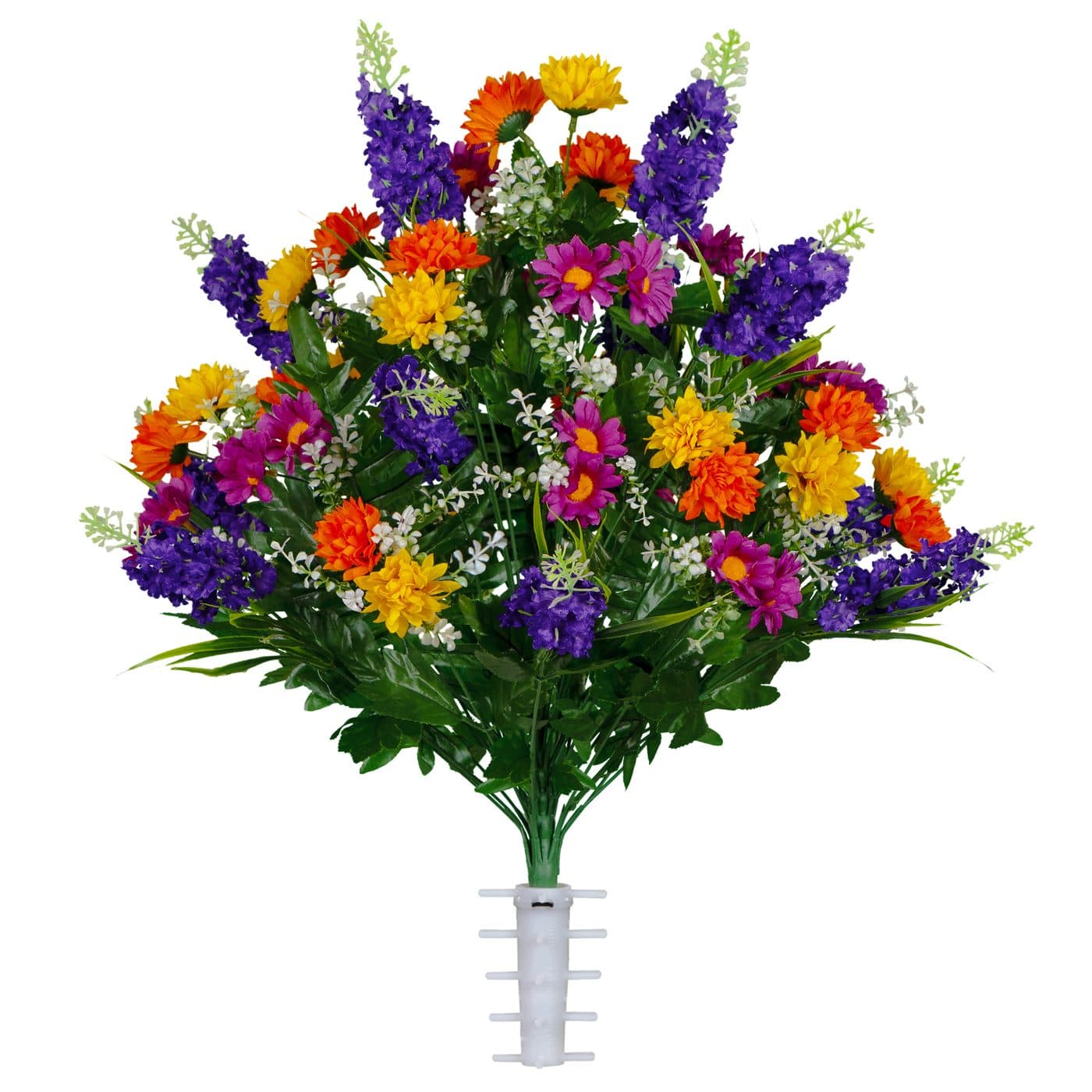 Purple Violet Yellow Wildflower Mix Bouquet - View 1