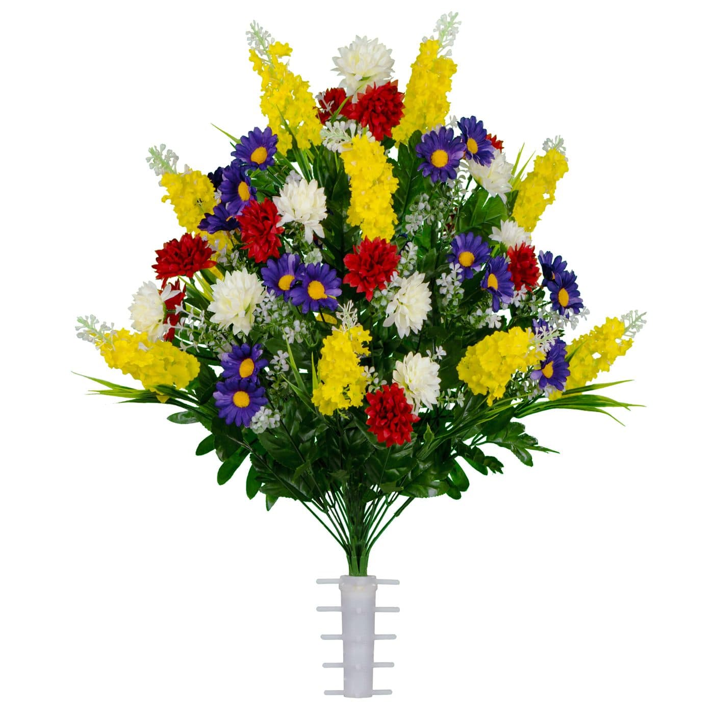 Yellow Red Purple Wildflower Mix Bouquet - View 1