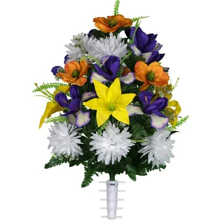 Orange Magnolia and Yellow Lily