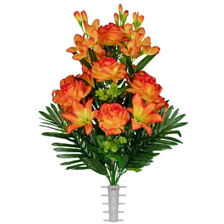 Sunrise Gladiolus Rose and Lily - View 1