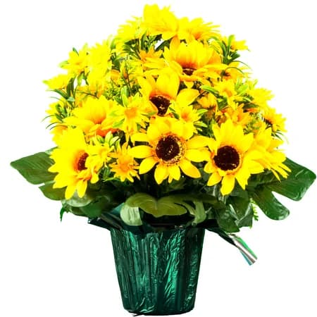 Sunflower Potted Silk