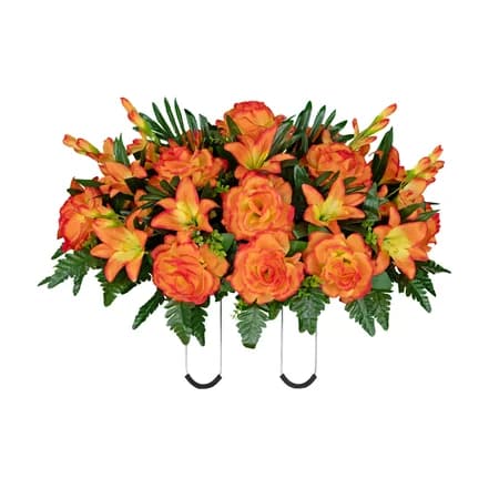 Sunrise Gladiolus Rose and Lily - View 1