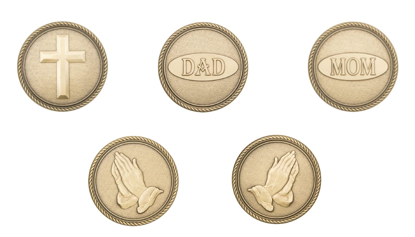 Antiqued Brass Emblems