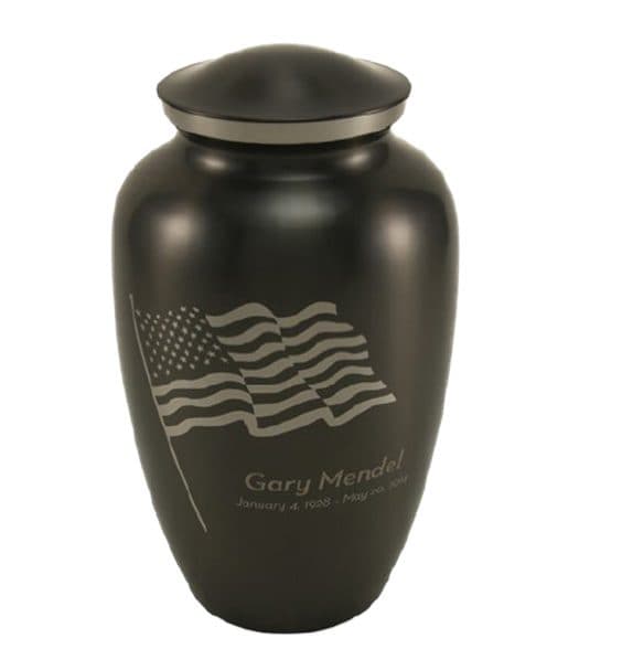 Slate — Flag Urn