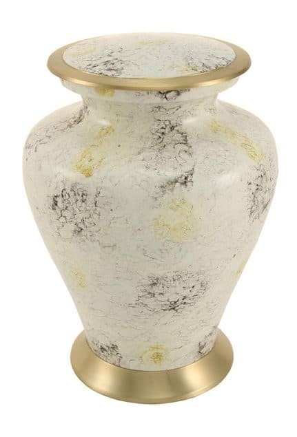 Glenwood White Marble Urn — Glenwood Urn - View 1