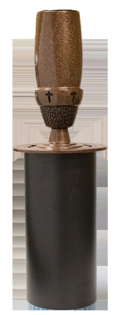 Crown Ground — Lawn/Flush Ground Vase - View 1