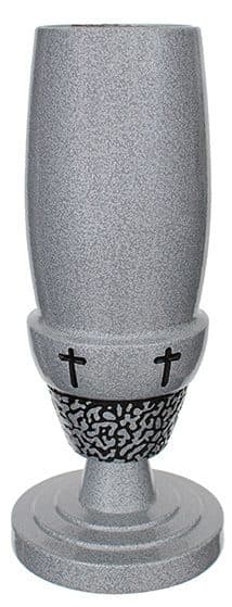 Crown — Upright Memorial Vase - View 1